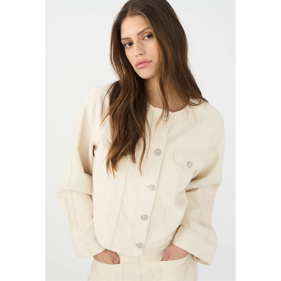 Ivy Copenhagen Jazz Short Jakke Wash, Ecru